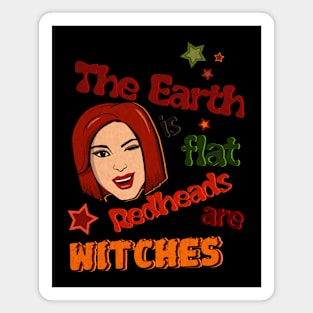 Redheads are witches Magnet